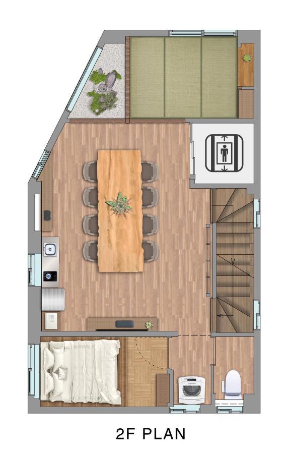 古今 天下茶屋 With A Private Parking Lot And A Half Open-Air Bath And Direct To Kix Villa Osaka Luaran gambar